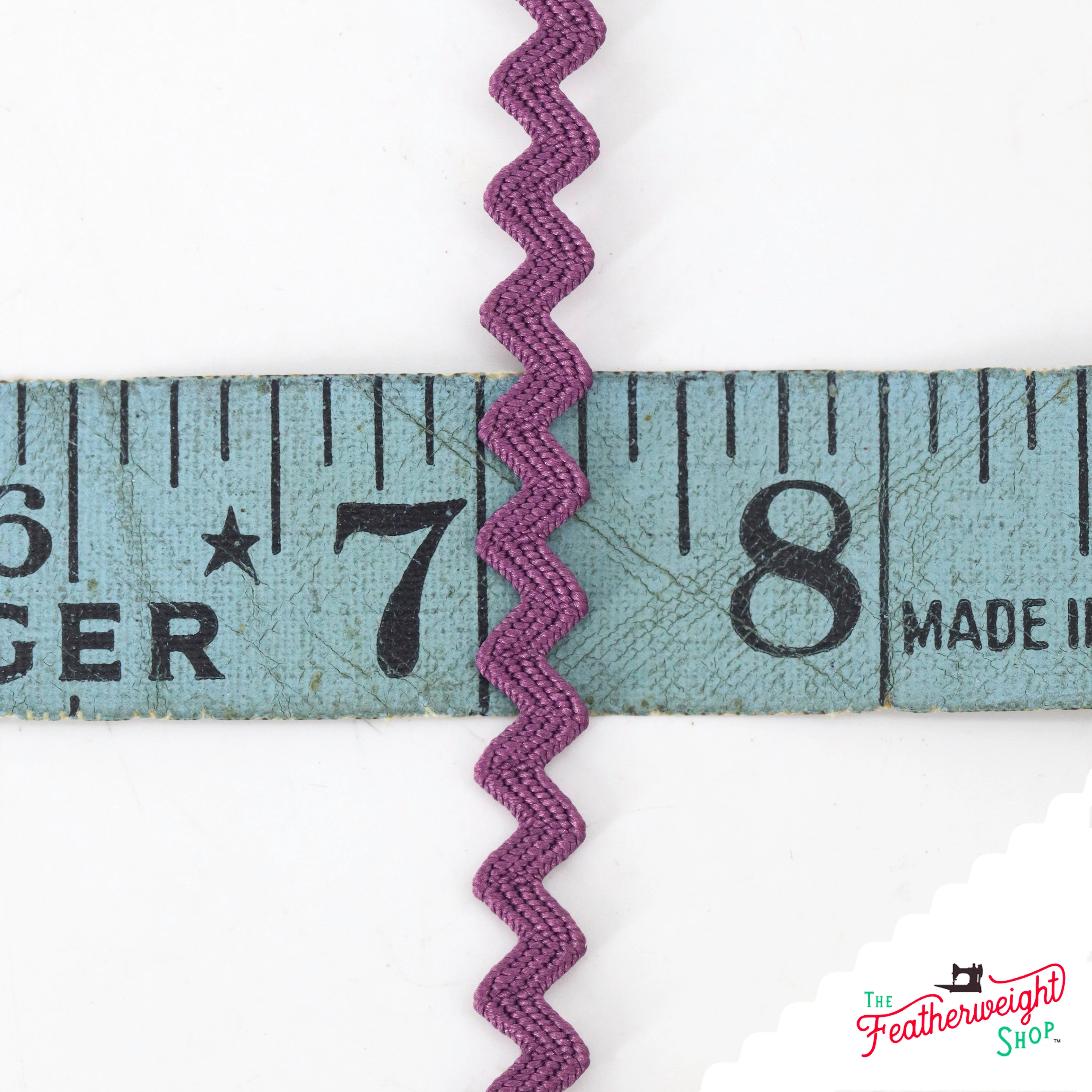 1/4" Inch Plum VINTAGE TRIM RIC RAC by Lori Holt (by the yard) - Image 2