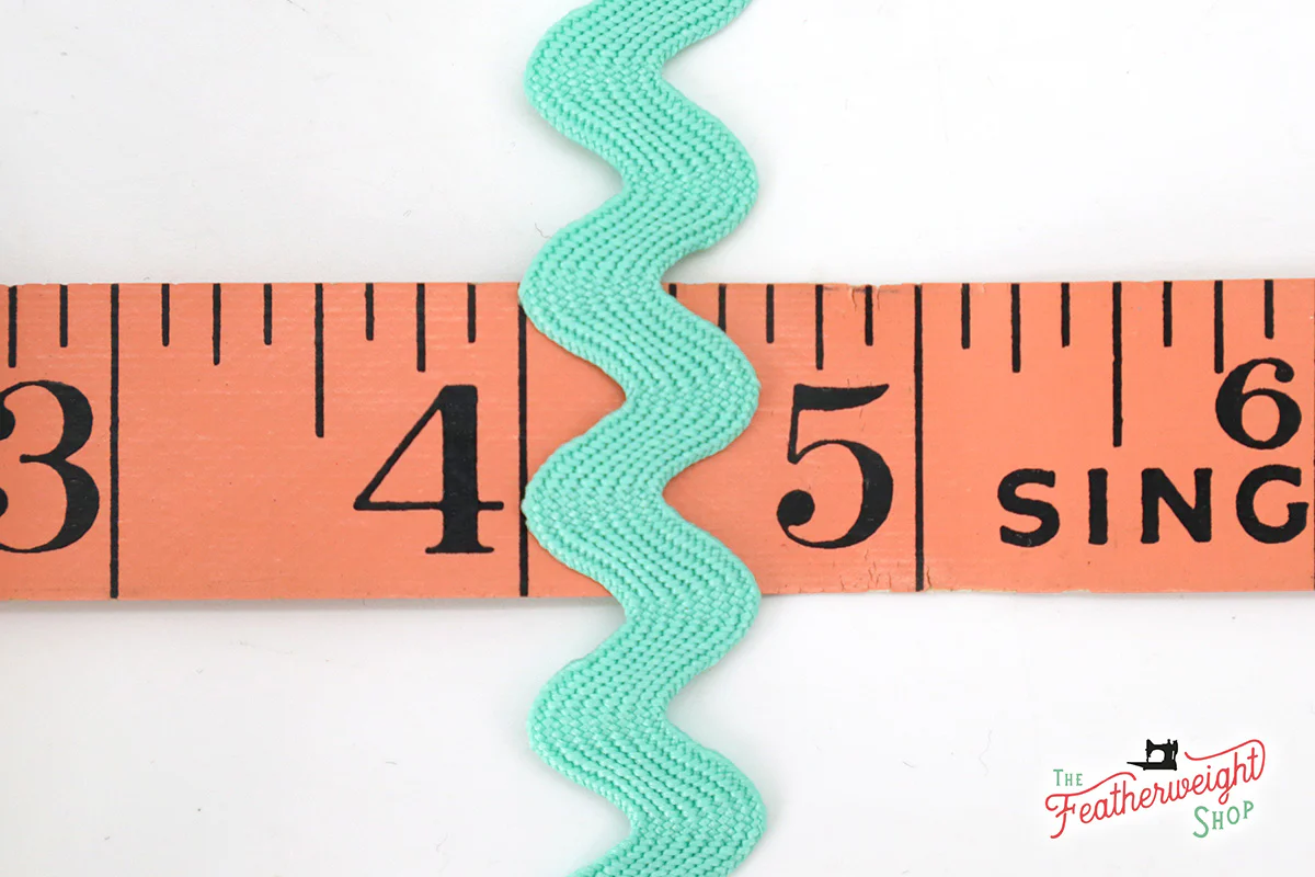 5/8" Inch SEA GLASS VINTAGE TRIM Large RIC RAC by Lori Holt (by the yard) - Image 2
