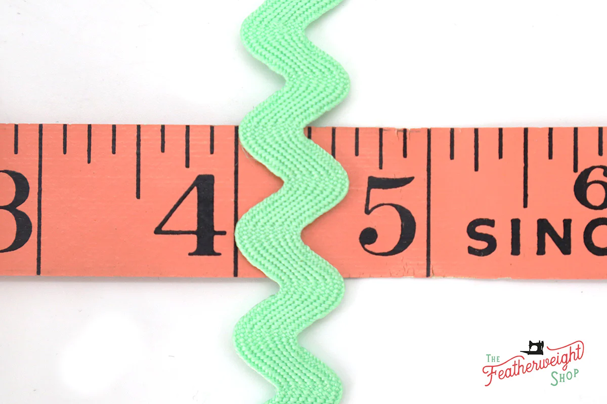 5/8" Inch SWEET MINT VINTAGE TRIM Large RIC RAC by Lori Holt (by the yard) - Image 2