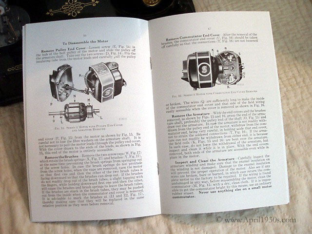 Manual, ADJUSTER'S for Singer Featherweight 221 (New) - Image 13