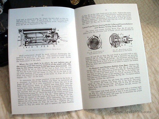 Manual, ADJUSTER'S for Singer Featherweight 221 (New) - Image 15