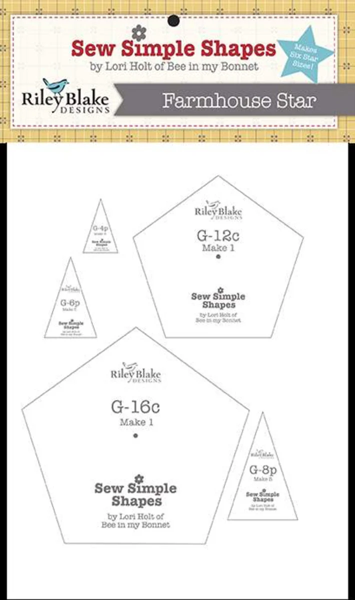 Sew Simple Shapes, AUTUMN LOVE by Lori Holt of Bee in My Bonnet - Image 6