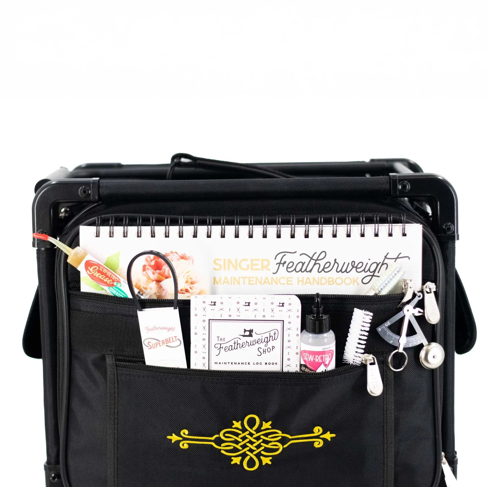 BAG, Featherweight Flyer Rolling Tote by Tutto fits Singer Featherweight 221 & 222 - Image 8