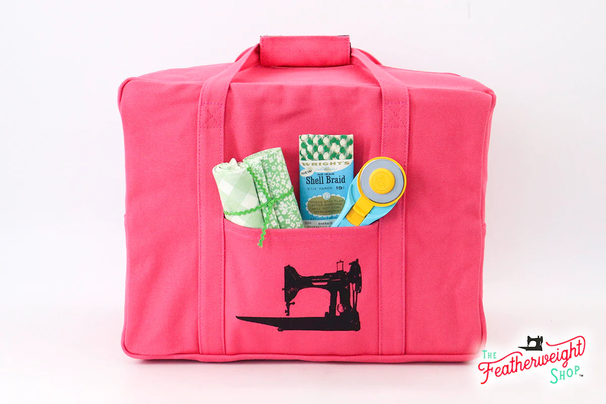 BAG, Tote for Featherweight Case or Tools & Accessories - BETTY'S STRAWBERRY PINK - Image 5