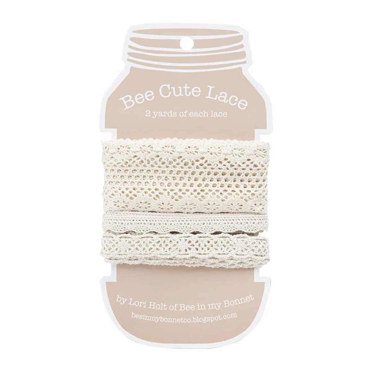 Bee Cute Lace Trim,  by Lori Holt of Bee in my Bonnet - NATURAL
