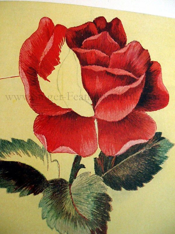 Book, Instructions for Art Embroidery and Lace Work, Singer 1941 - Image 17