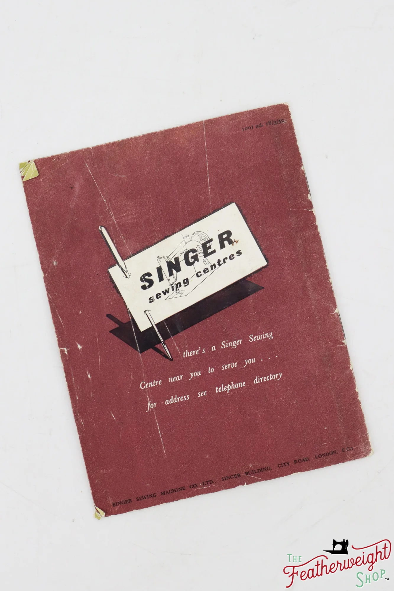 Booklet, Family Sewing Machine Album, Singer (Vintage Original) - Image 2