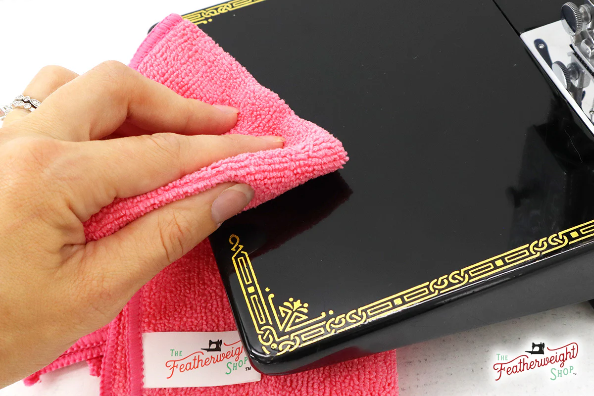 Buffing Cloth for Vintage Sewing Machines - Set of 3 - Image 2