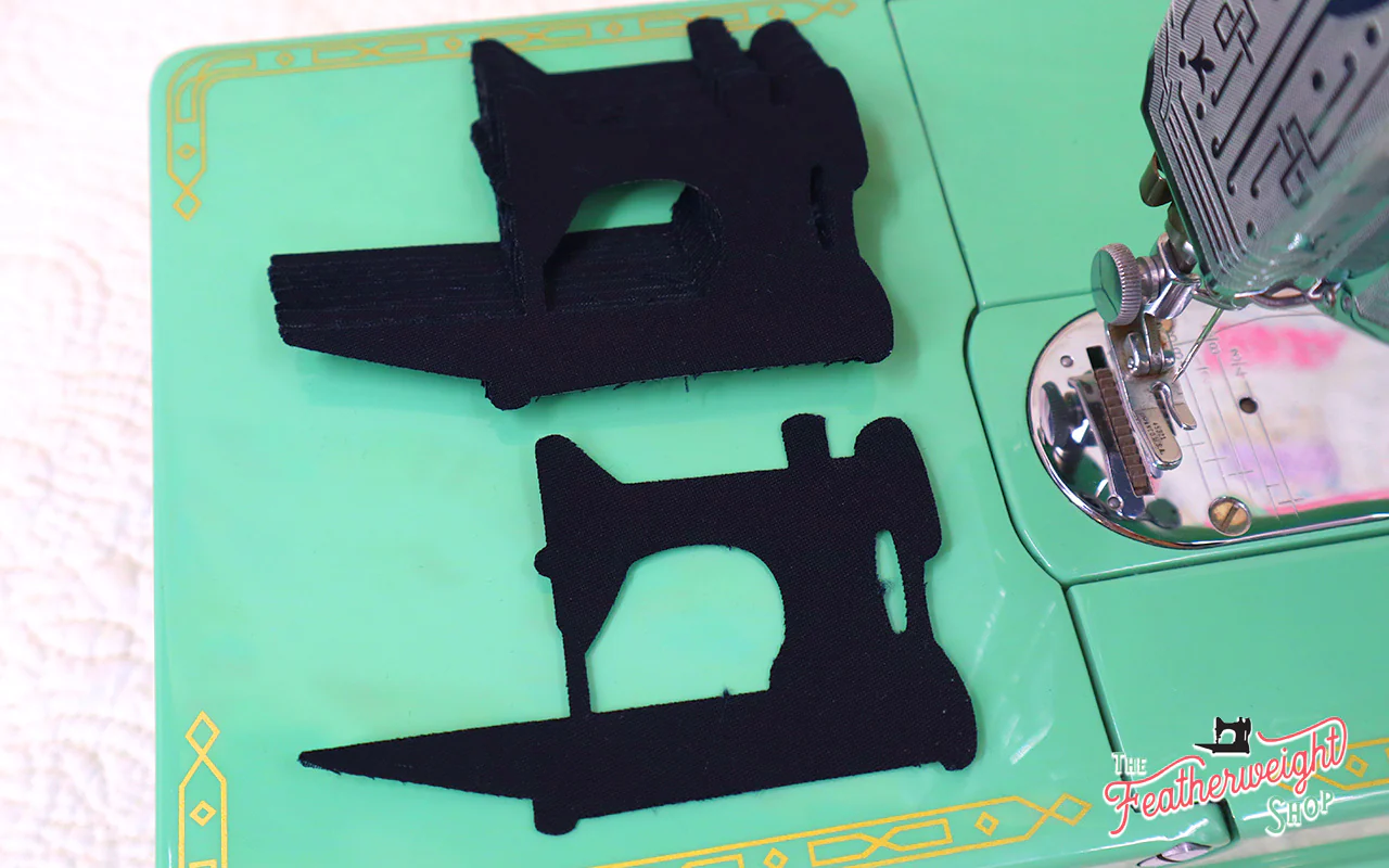 Diecuts, Precut & Prefused Featherweights - Black set of 12 - Image 3