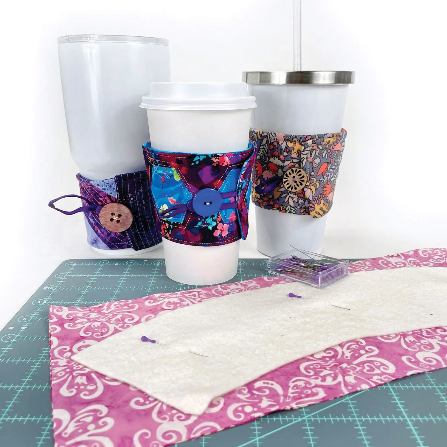 DRINK Cozy Precut Batting by The Gypsy Quilter - Image 4