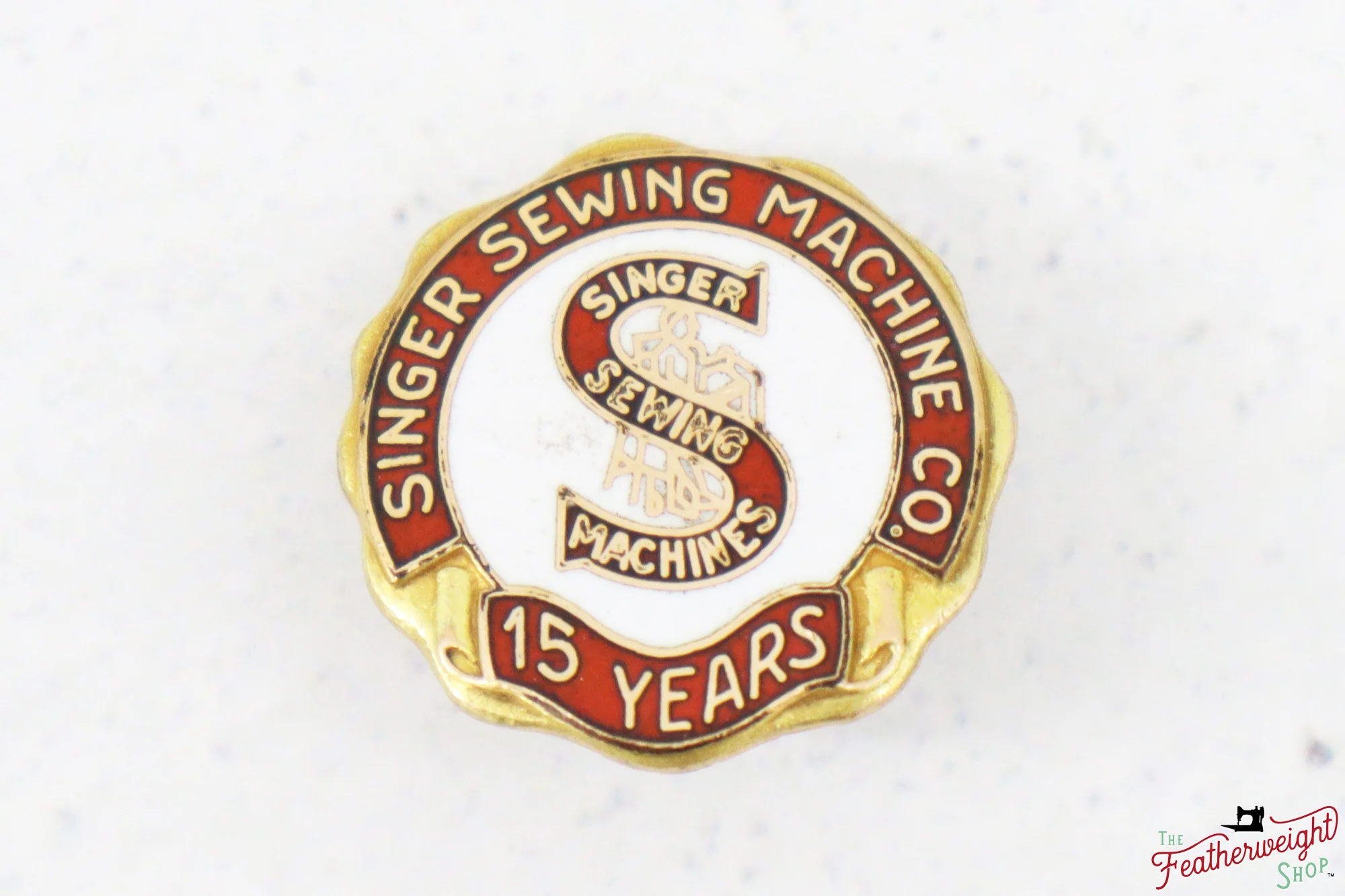 Employee Years of Service Pin - RARE Singer (Vintage Original) - Image 3