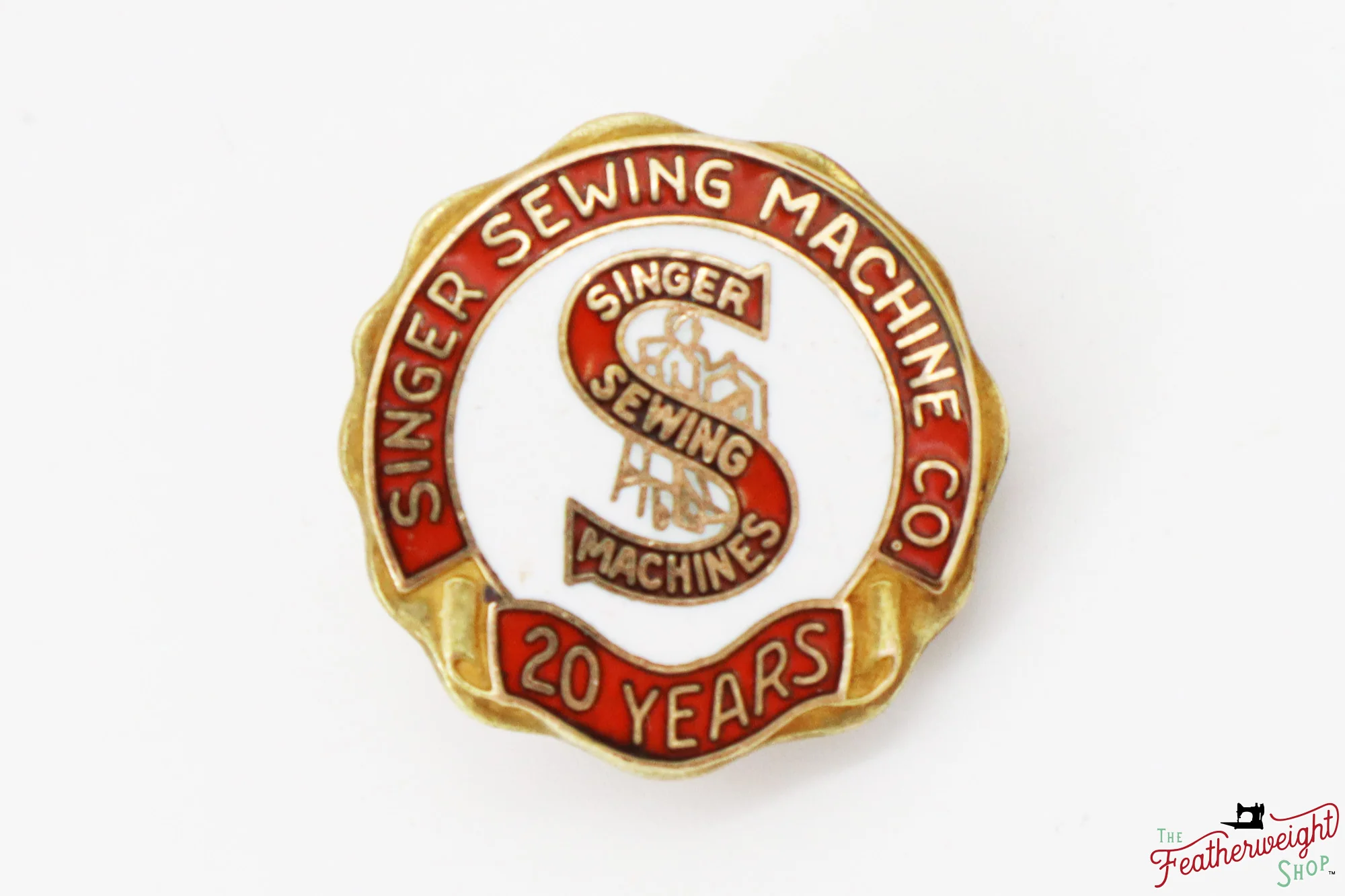 Employee Years of Service Pin - RARE Singer (Vintage Original) - Image 4