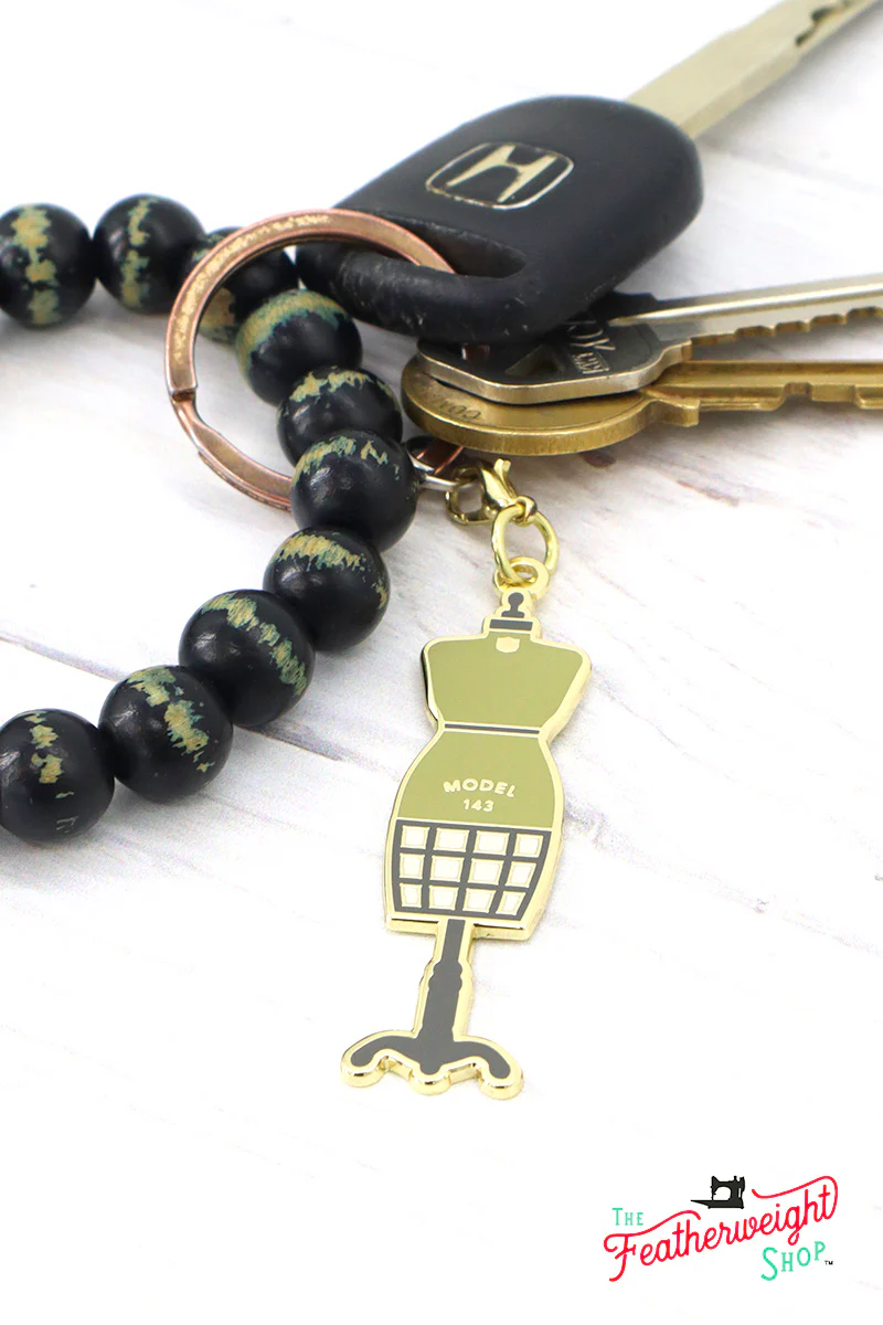 Enamel Charm Zipper Pull - MANNEQUIN & BOLTS OF FABRIC by Cathe Holden - Image 2