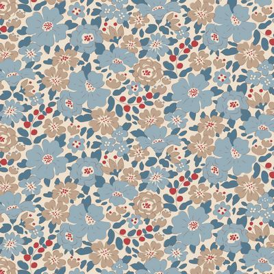 Fabric, Creating Memories Collection by Tilda - Harper BLUE (by the yard)