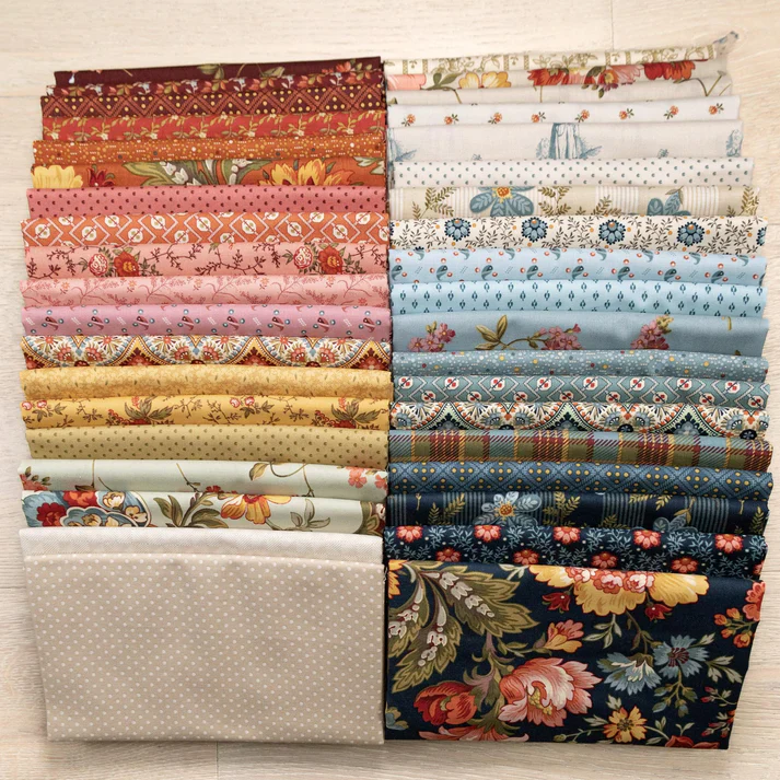 Fabric, Farmer's Daughter by Laundry Basket Quilts - FAT QUARTER BUNDLE - Image 2