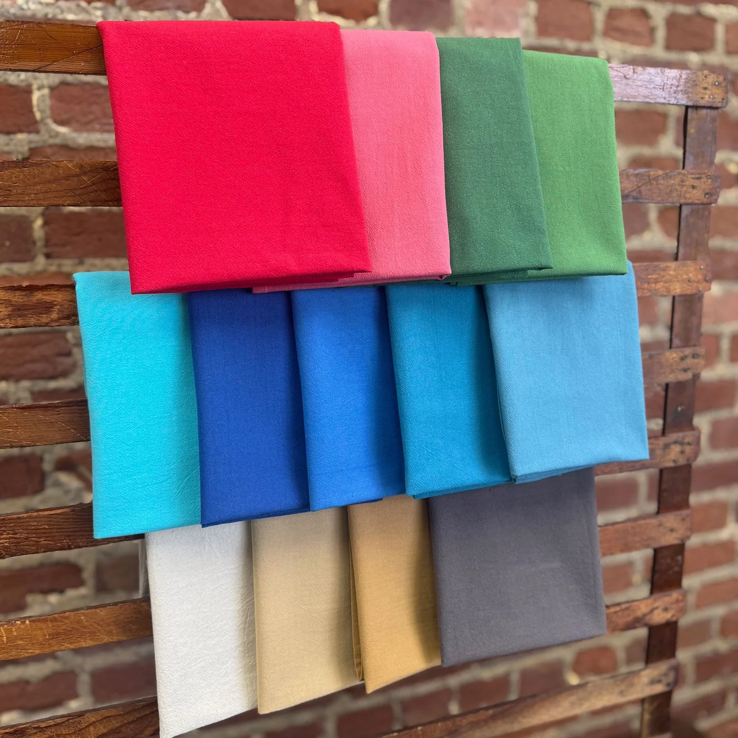 Fabric, Flour Sack Towel by Amy Barickman Creative - Pickle Green - Image 2