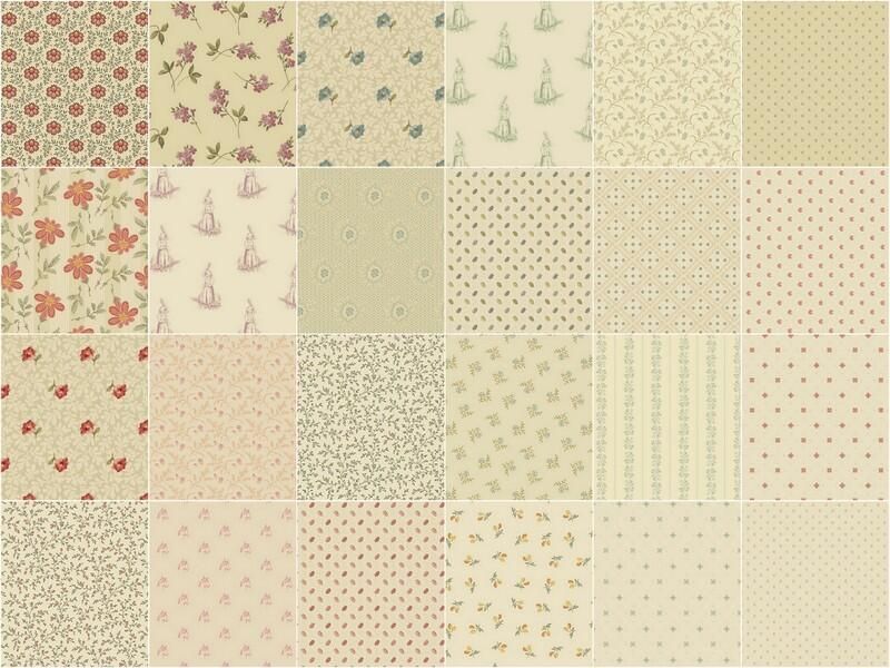 Fabric, Laundry Line by Laundry Basket Quilts - 5" Squares - Image 4
