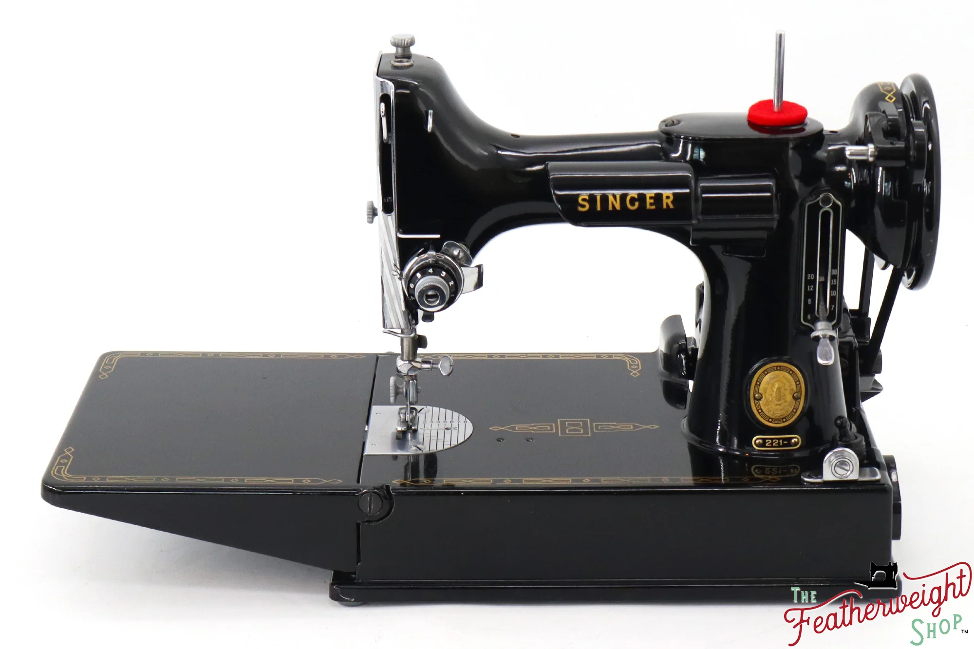 Featherweight 221 Sewing Machine, AM6880** - 1957 - Image 2