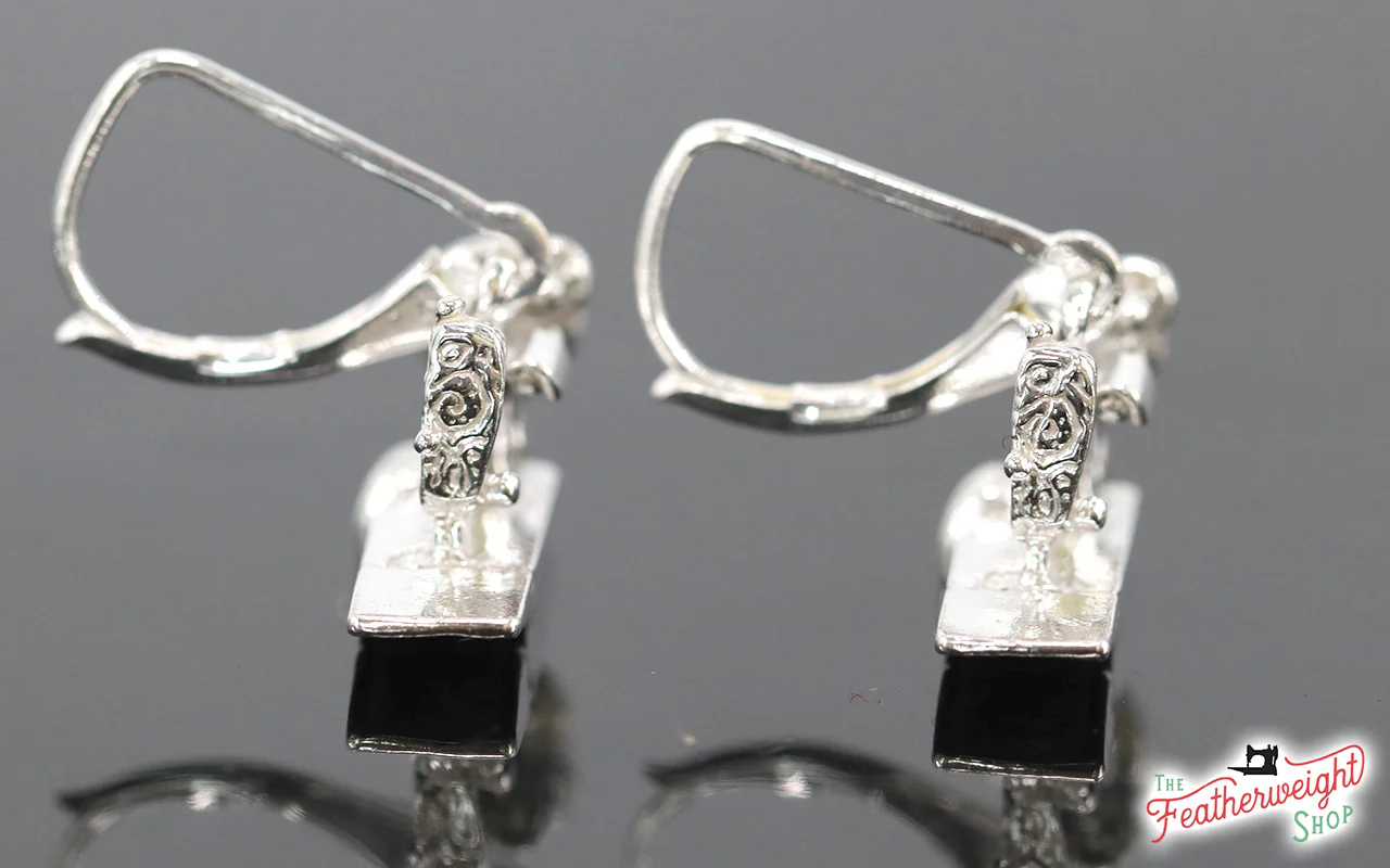 Jewelry, Singer FEATHERWEIGHT 221 Sterling Silver, EARRINGS - Image 5