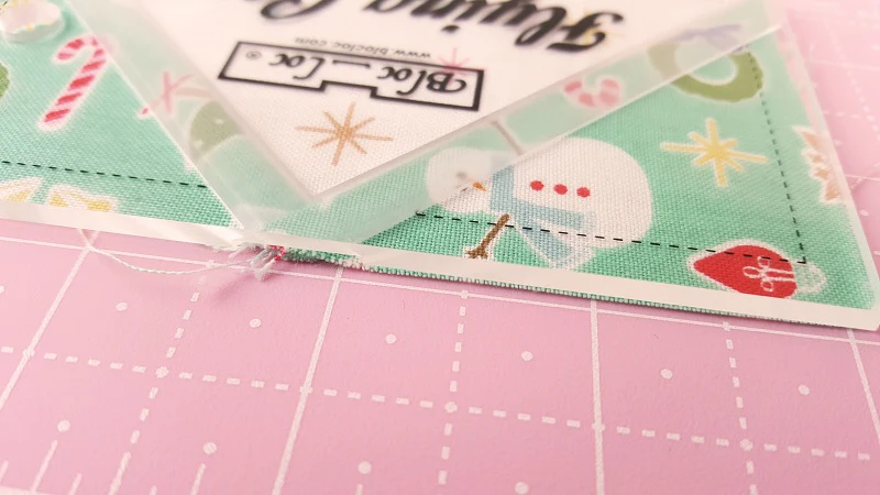 Flying Geese "BLOC LOC" Ruler with Squaring-Up Groove 2.5" x 4.5" (2" x 4" finished) - Image 3
