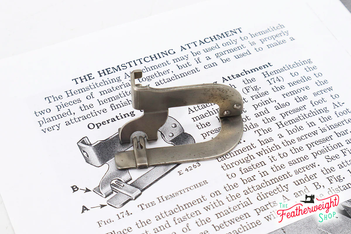 Hemstitching Veining Attachment, Singer (Vintage Original) - Older Style - Image 2