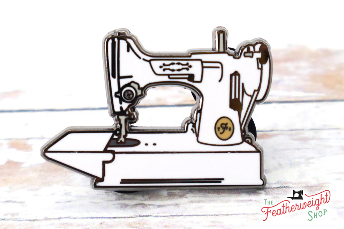 Lapel Pin - WHITE Featherweight