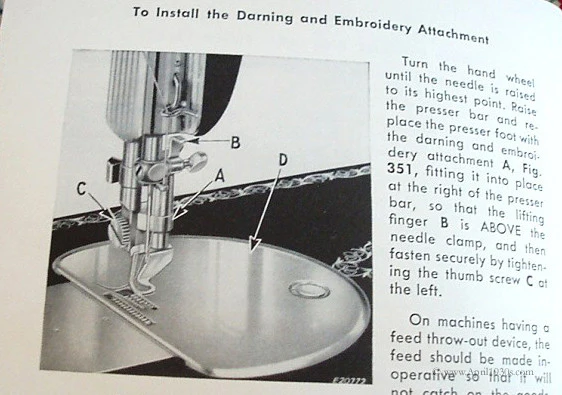 Machine Sewing Book, Singer 1953-1955 - Image 24