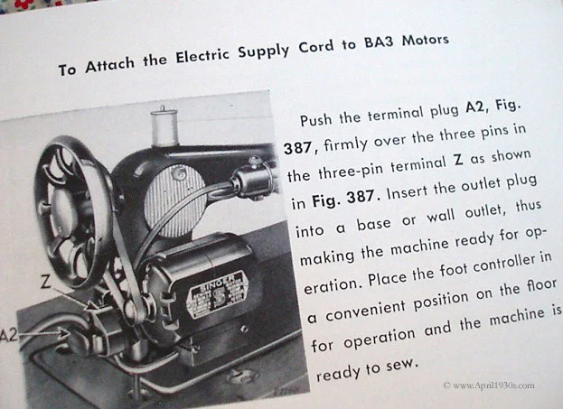 Machine Sewing Book, Singer 1953-1955 - Image 28
