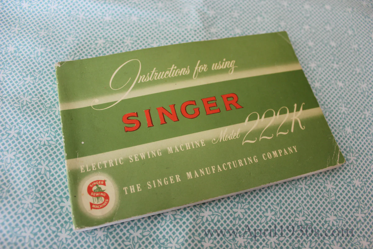 Manual, Singer Featherweight 222 - Replica - Image 4