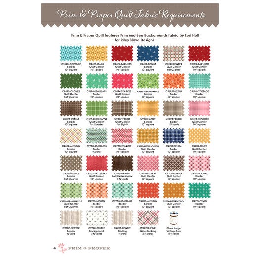 PATTERN BOOK, Prim & Proper by Lori Holt of Bee in my Bonnett - Image 5