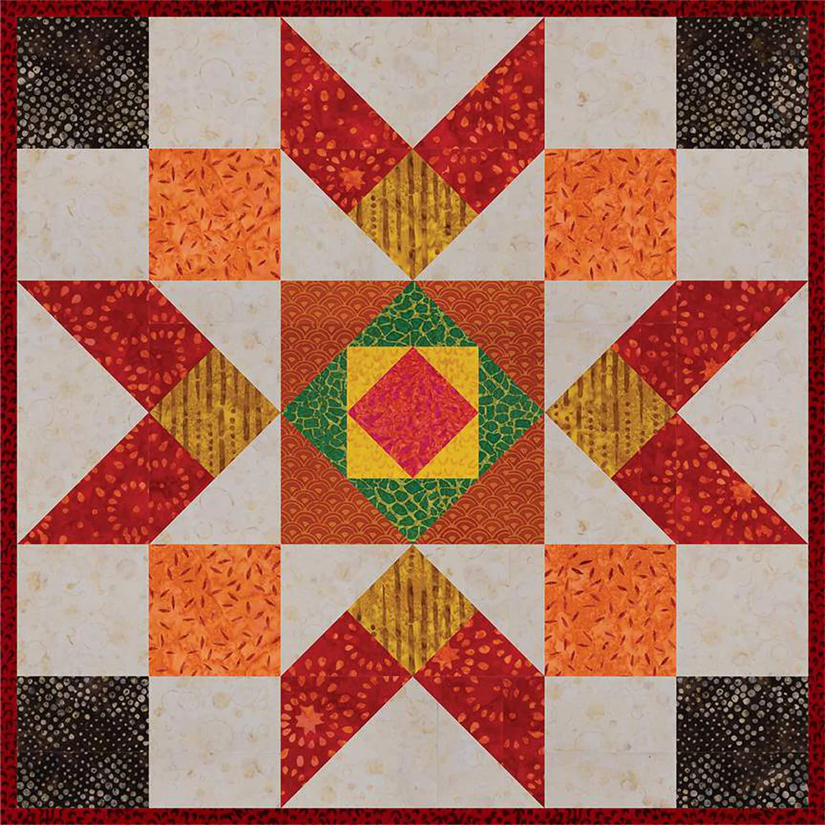 PATTERN, Fall in Love With Batiks by Bluebird Patterns - Image 5