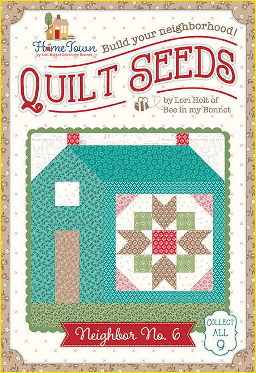 PATTERN, Home Town Neighbor #6 (Calico Quilt Seeds) Block Pattern by Lori Holt - Image 3