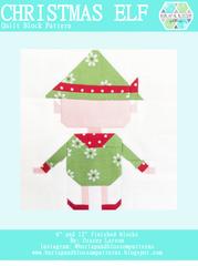Pattern SET, Christmas Themed Quilt Blocks by Burlap and Blossom (digital download) - Image 4