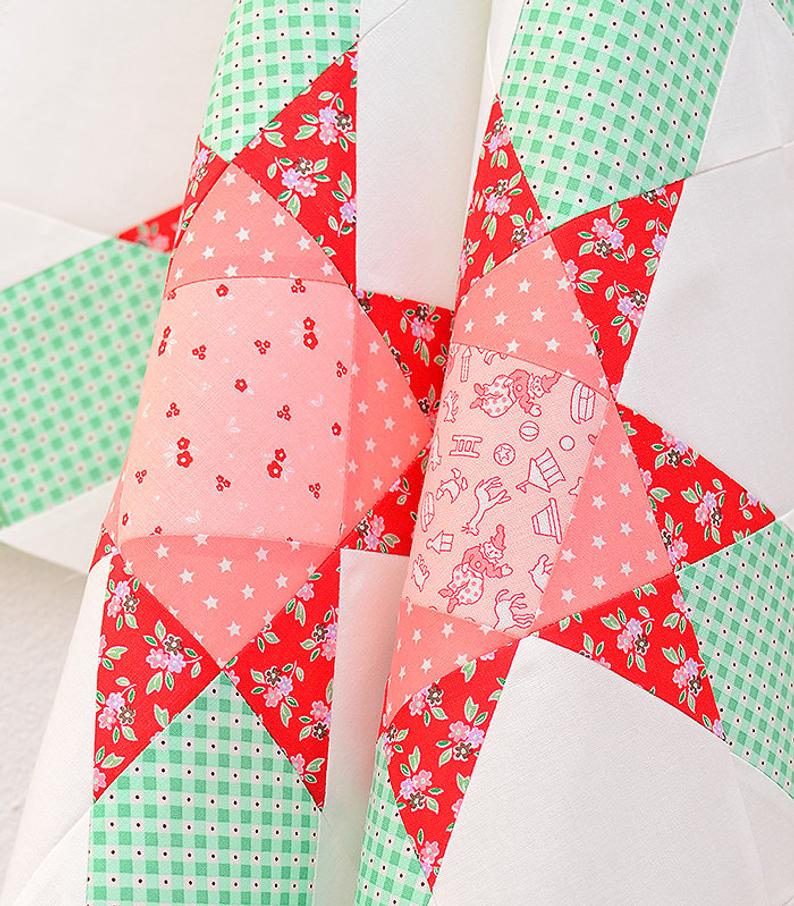 Pattern, Winter Stars Quilt by Ellis & Higgs (digital download) - Image 4