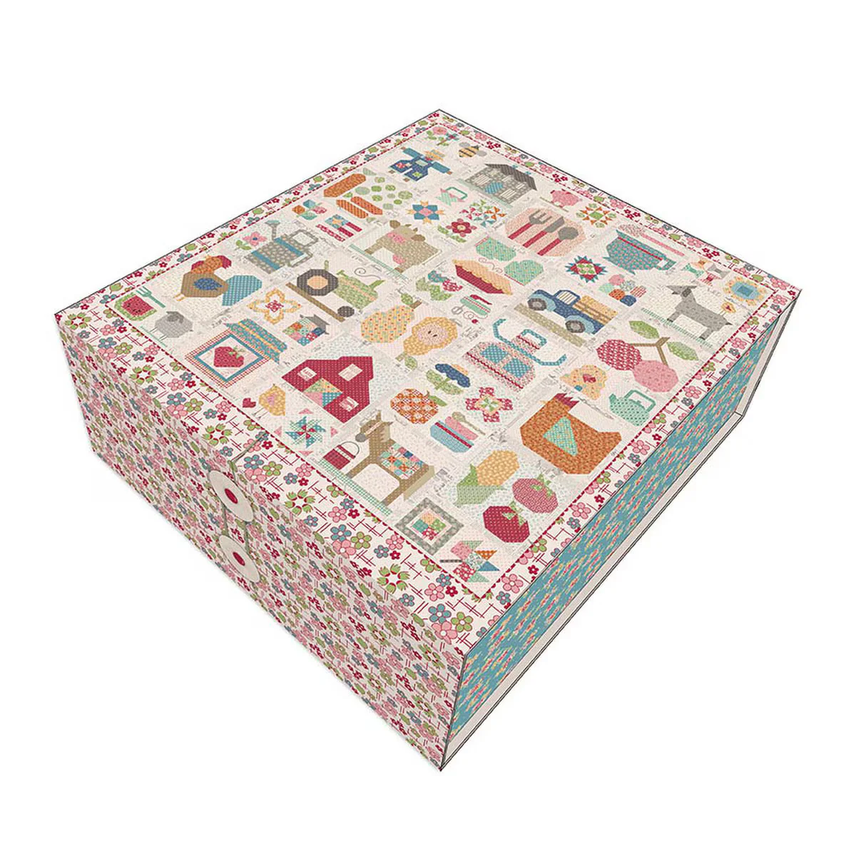 Quilt Kit, Boxed Set - Farmer's Daughter Farm Fresh Sew Along by Lori Holt - Image 2