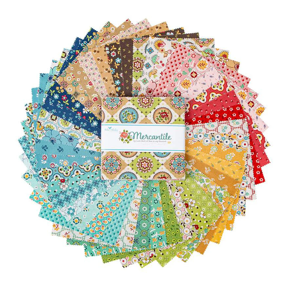 Quilt Kit, Boxed Set - Heritage Mercantile Table Topper by Lori Holt - Image 2