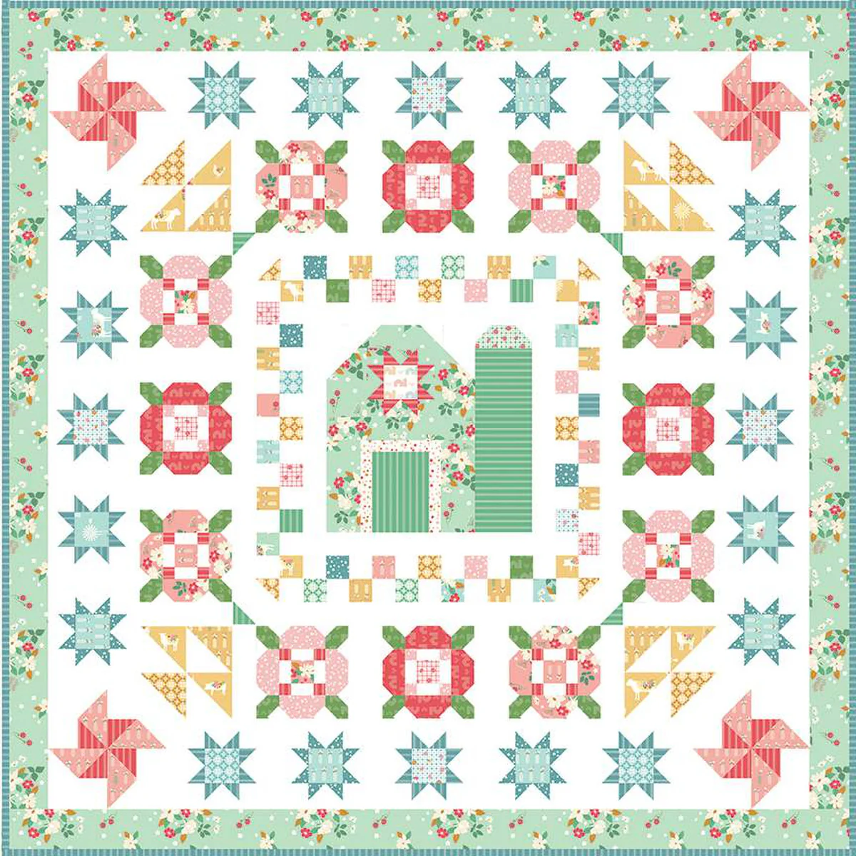 Quilt Kit, Boxed Set - Sweet Acres Meadowland by Flamingo Toes