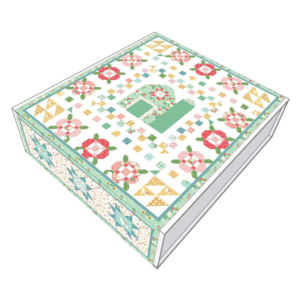 Quilt Kit, Boxed Set - Sweet Acres Meadowland by Flamingo Toes - Image 5