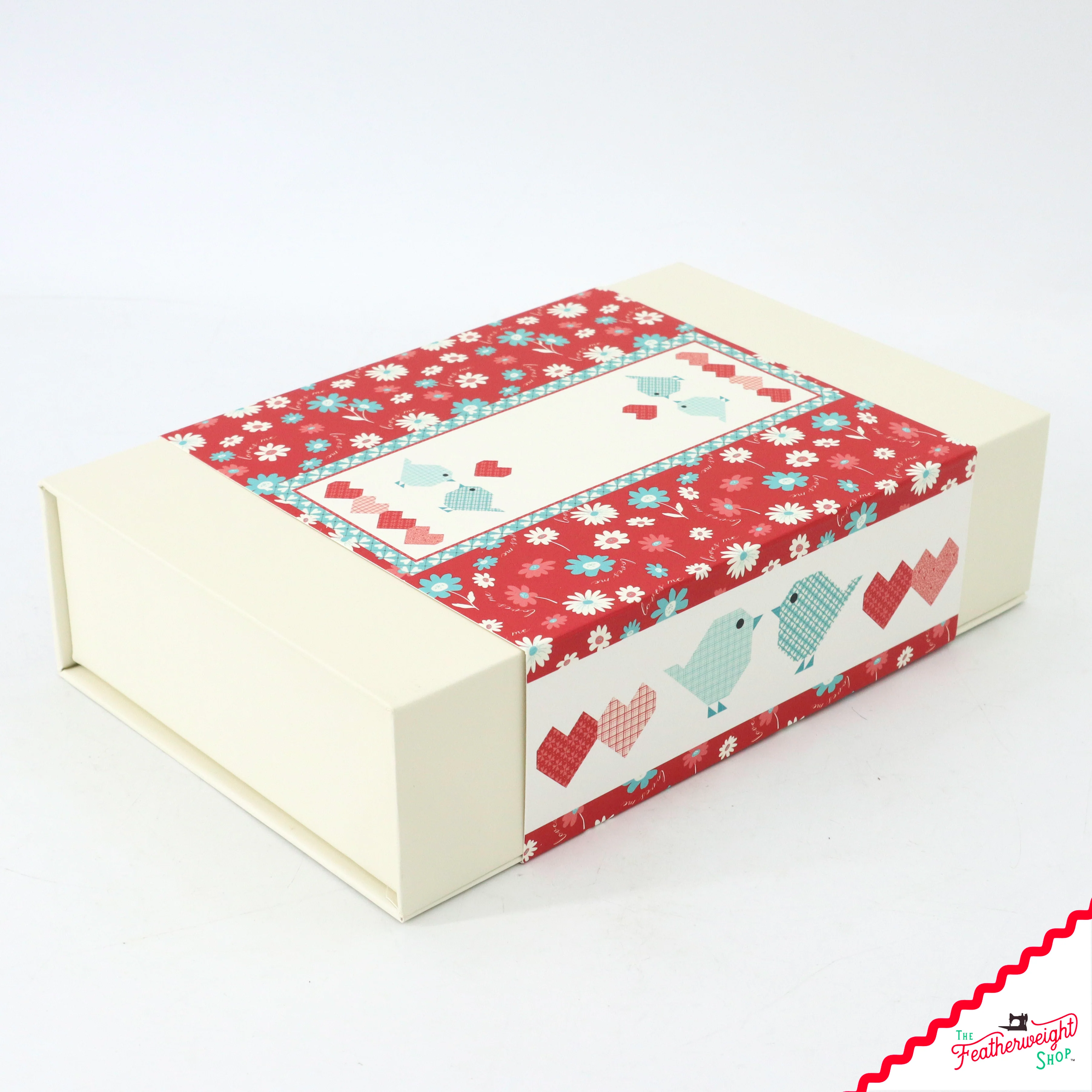 Quilt Kit, Boxed Set - You & Me Bluebird Heart to Heart Runner Kit by Sandy Gervais - Image 2
