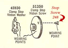 Screw, Singer Featherweight Handwheel Stop Set Screw (Vintage Original) - Image 2