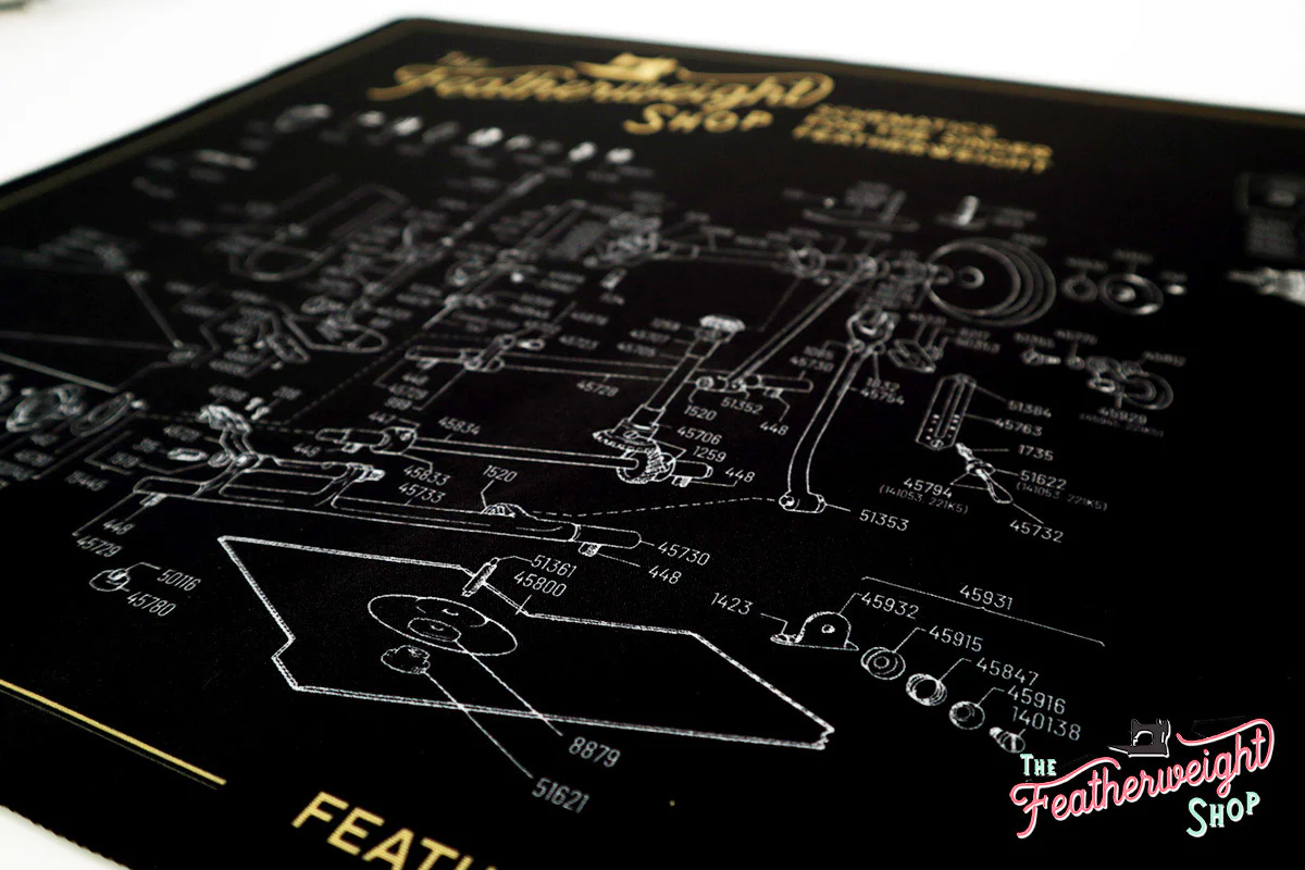 Servicing Mat, Featherweight Schematic - Image 3