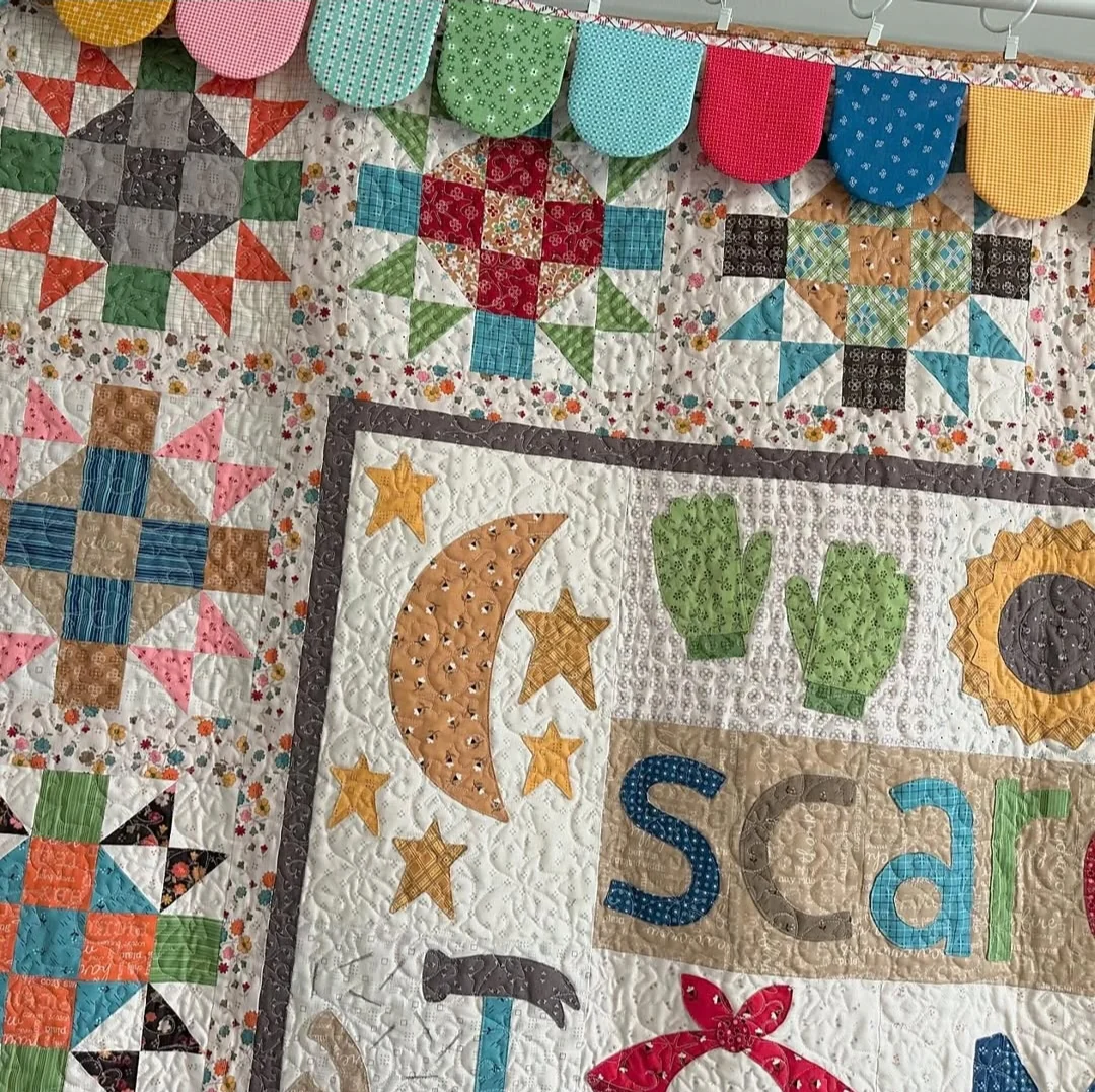 Sew Simple Shapes, How to Build a SCARECROW by Lori Holt of Bee in My Bonnet - Image 12