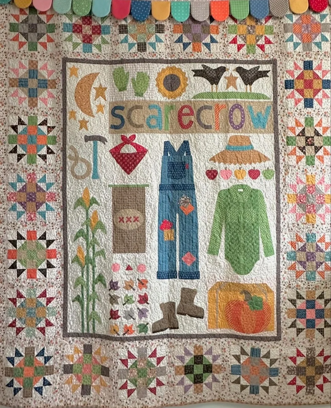 Sew Simple Shapes, How to Build a SCARECROW by Lori Holt of Bee in My Bonnet - Image 3