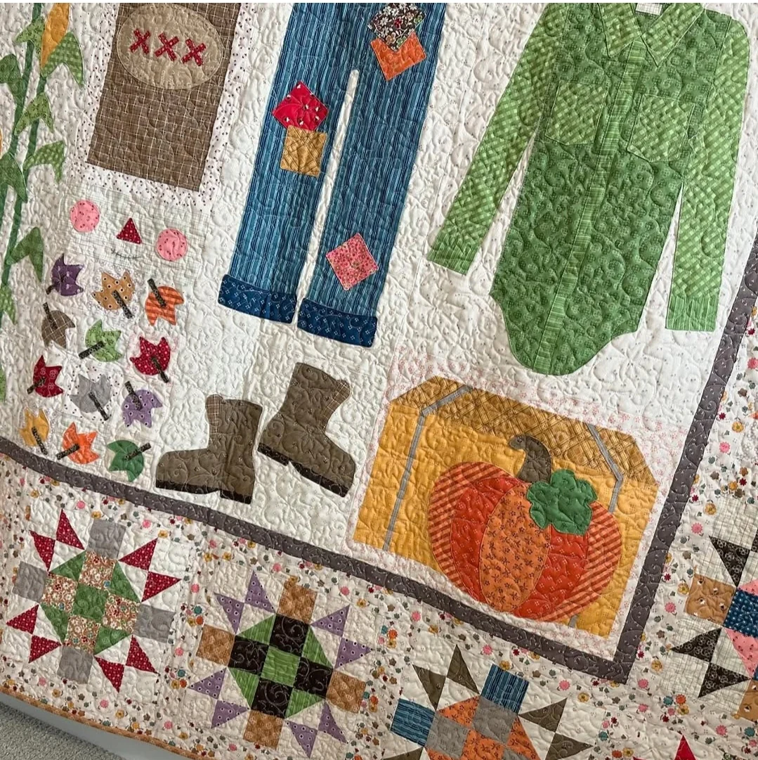 Sew Simple Shapes, How to Build a SCARECROW by Lori Holt of Bee in My Bonnet - Image 9