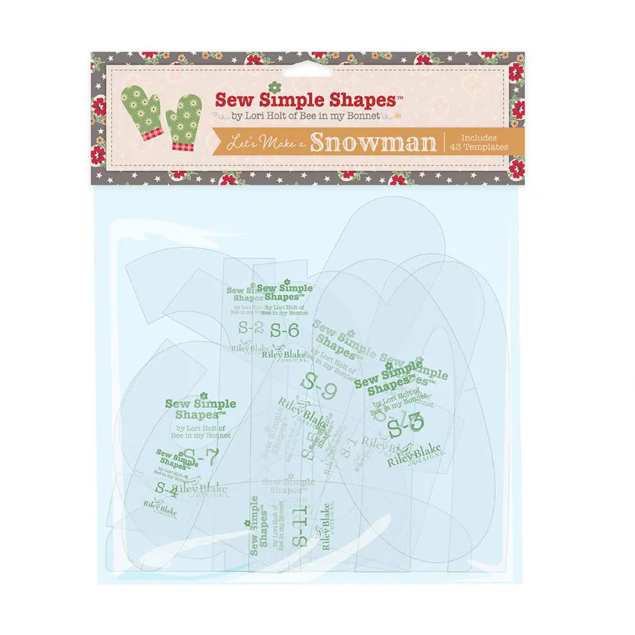 Sew Simple Shapes, Let's Make a SNOWMAN by Lori Holt of Bee in My Bonnet - Image 2