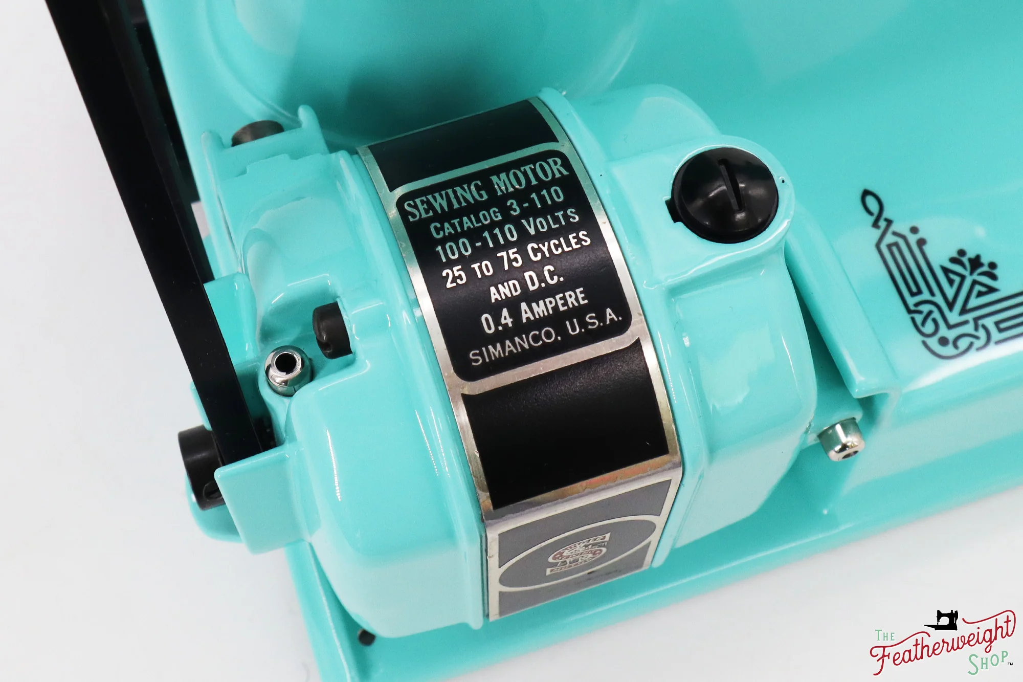 Singer Featherweight 221, AD791*** - Fully Restored in Tiffany Blue - Image 17