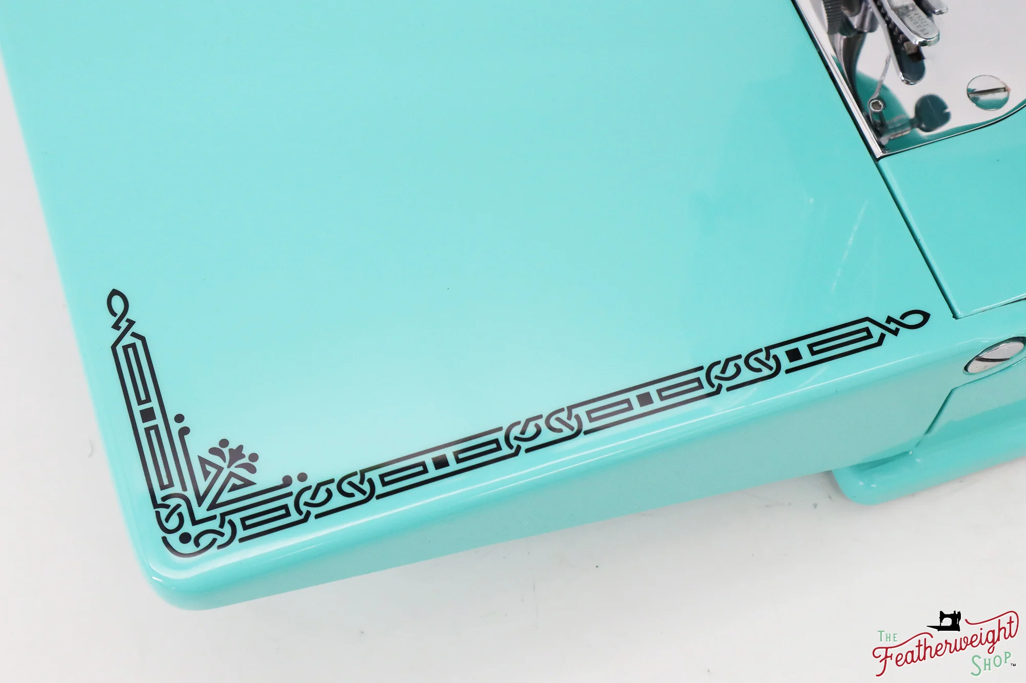 Singer Featherweight 221, AD791*** - Fully Restored in Tiffany Blue - Image 8