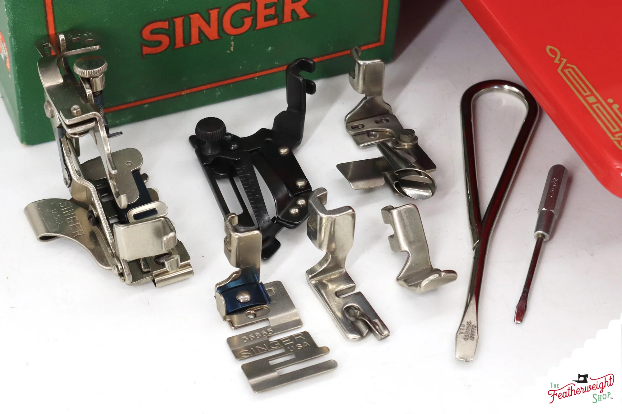 Singer Featherweight 221 AG877*** - Fully Restored in Liberty Red - Image 18