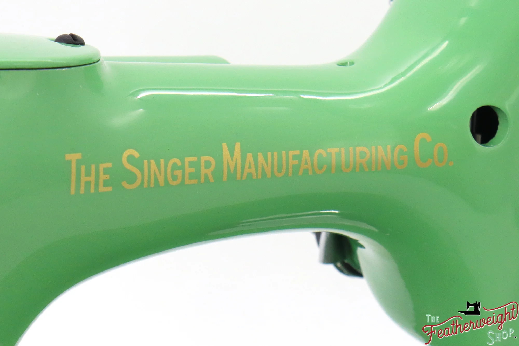 Singer Featherweight 221, AH211*** - Fully Restored in Art Deco Green - Image 12