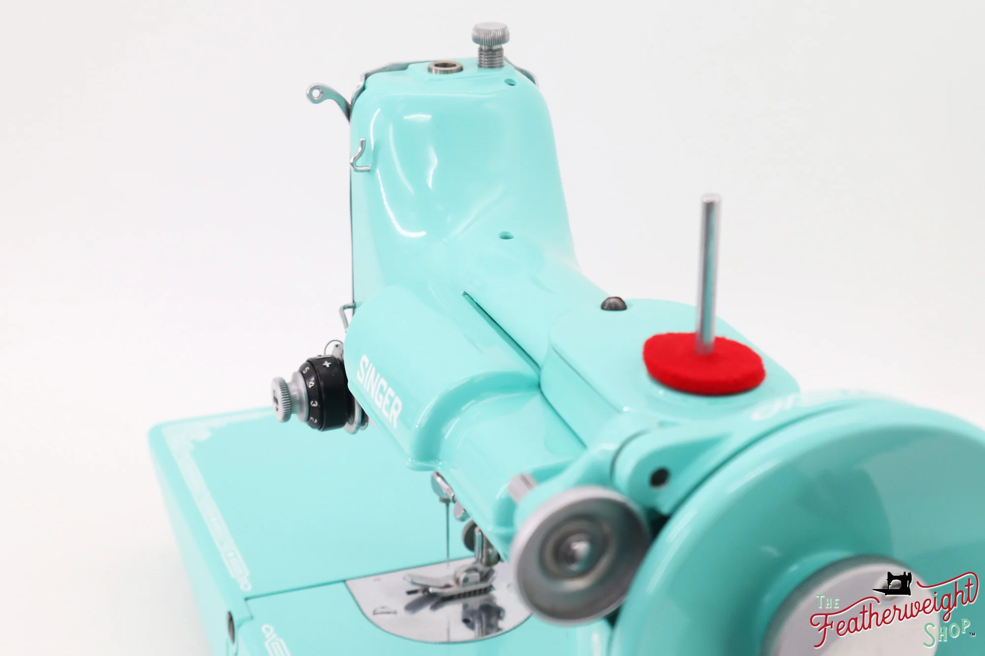 Singer Featherweight 221, AH431*** - Fully Restored in Tiffany Blue - Image 12